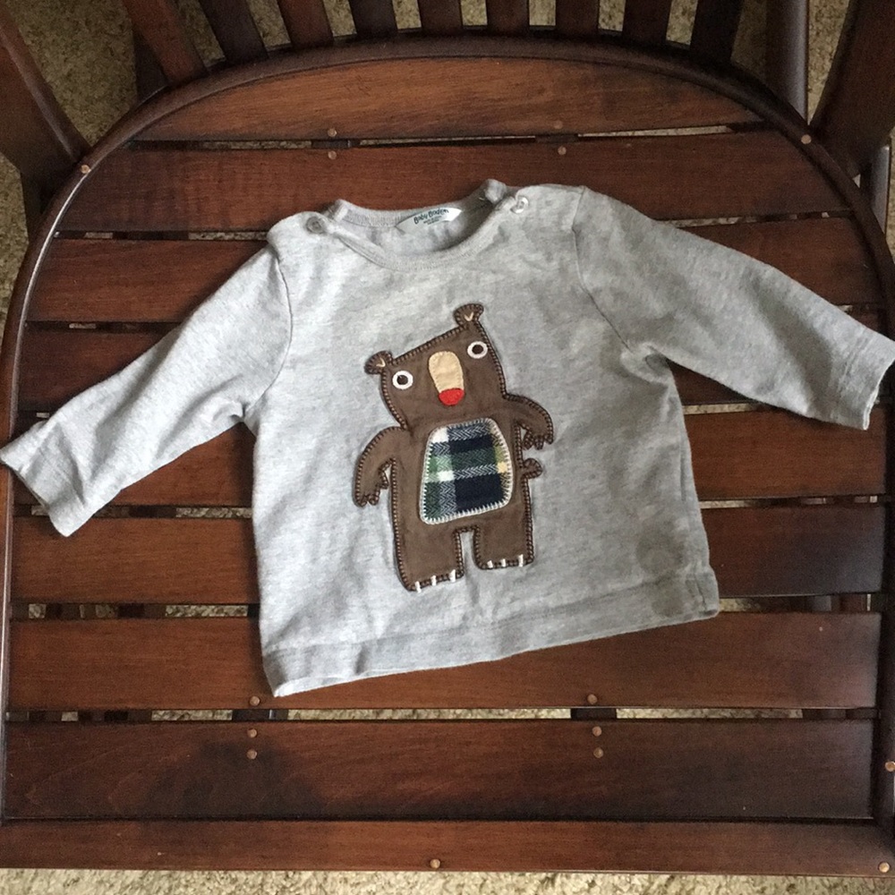 Boden long sleee shirt 3-6months